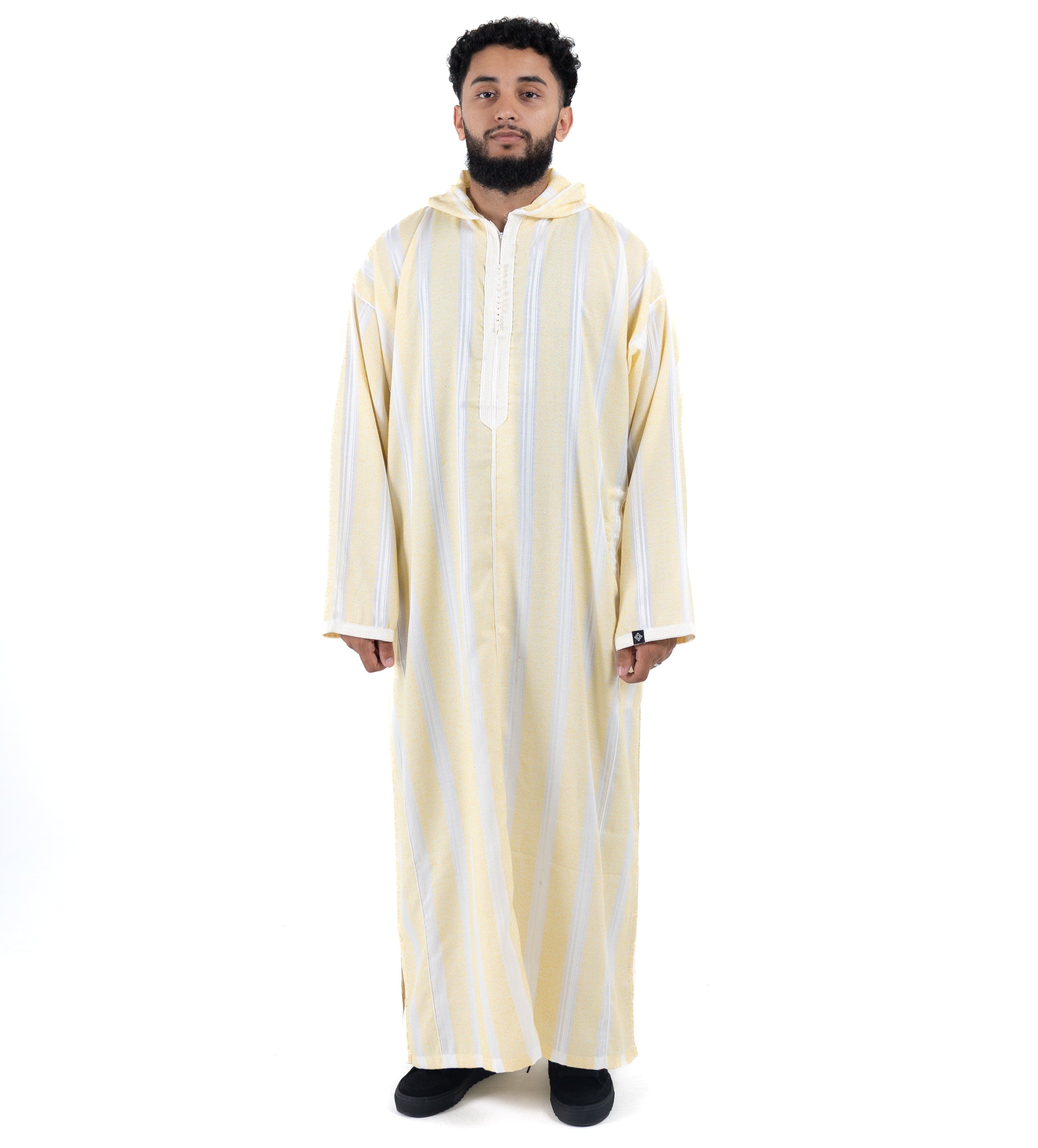 Cream lightweight thobe Djellaba 