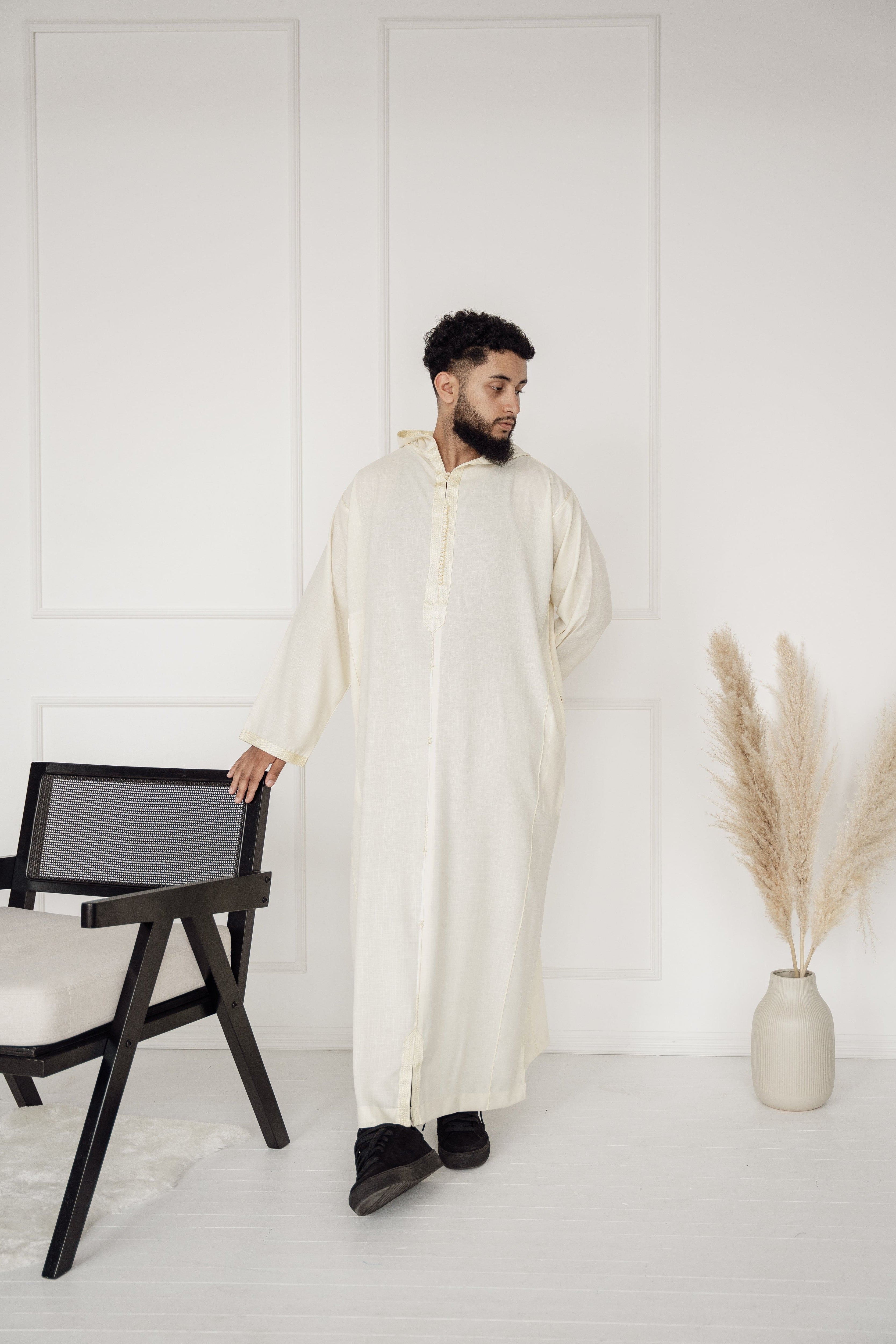 Classic Linen Djellaba - Apparel & Accessories Classic