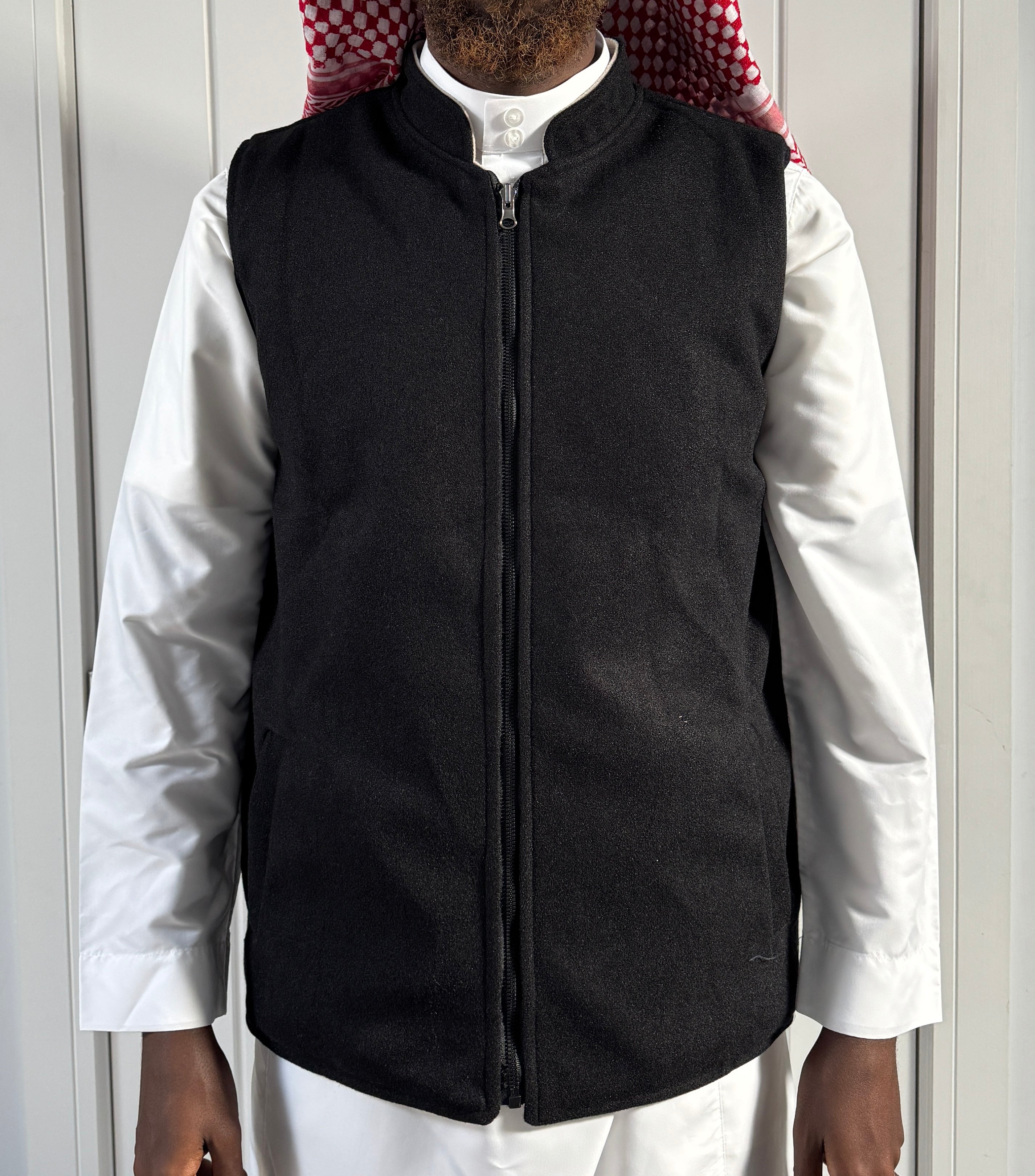 Double-Sided Melton Waistcoat