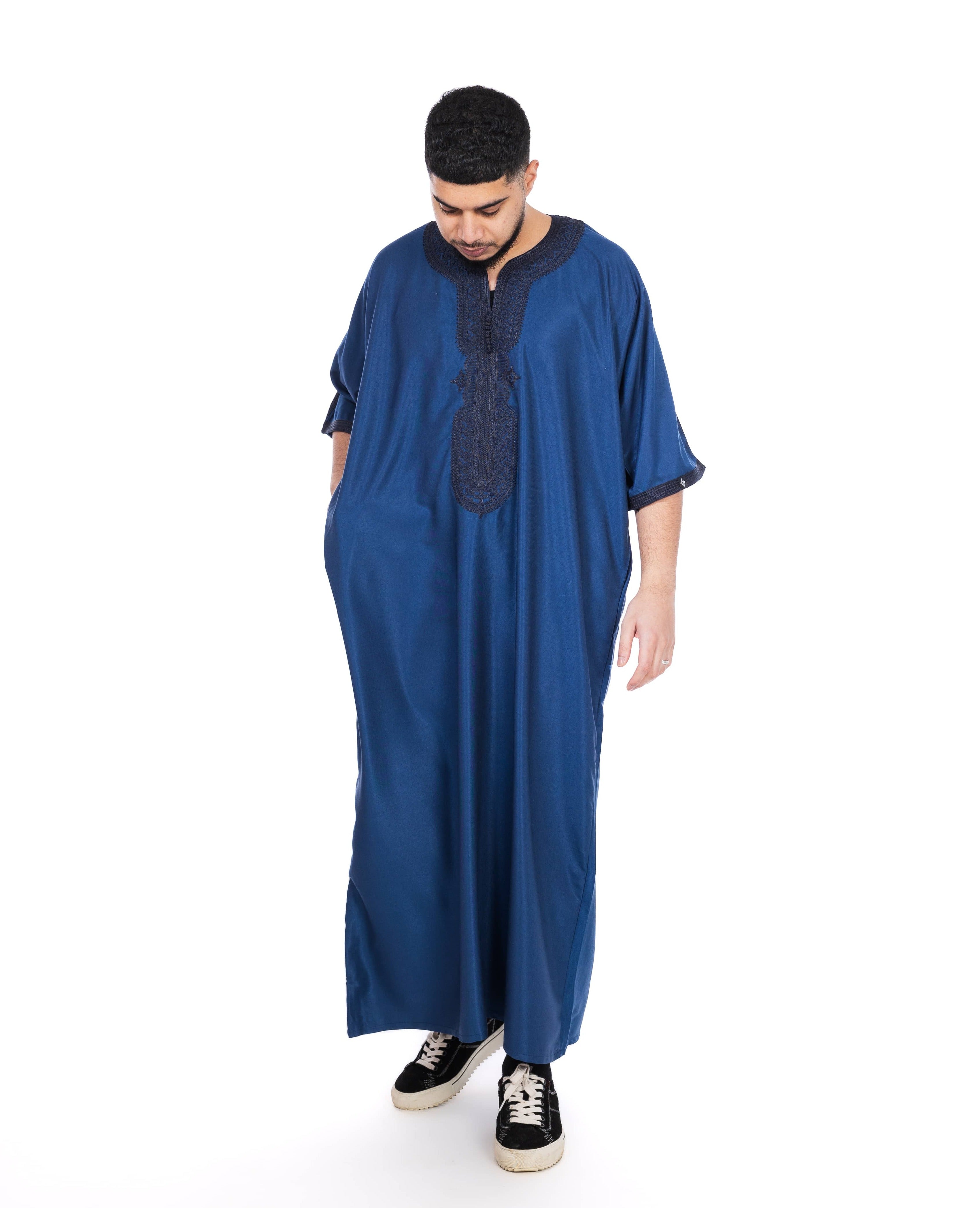 Navy cotton thobe Collection - newarabia Apparel &amp; Accessories