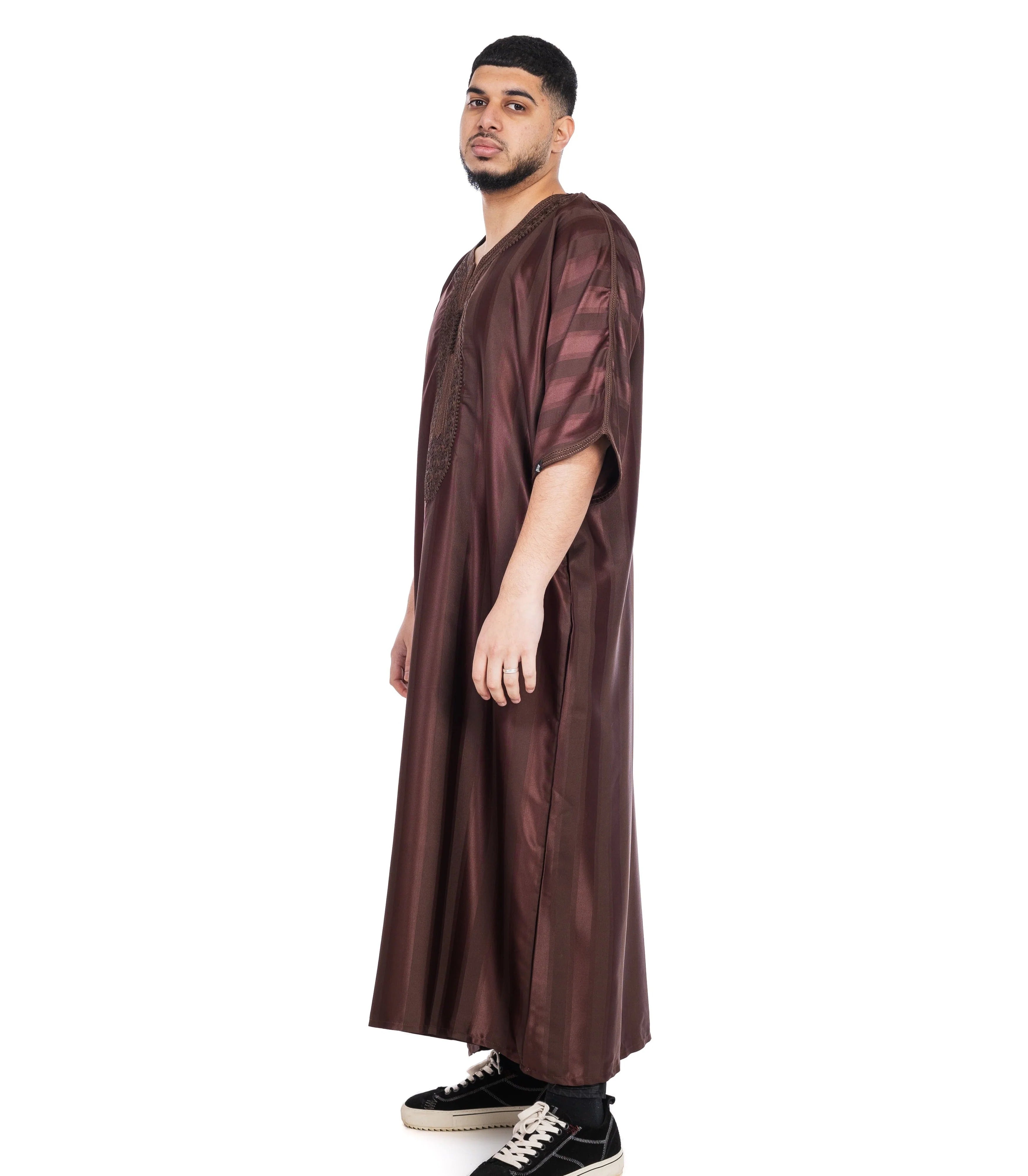 Classic Shiny Moroccan Thobe - Apparel &amp; Accessories