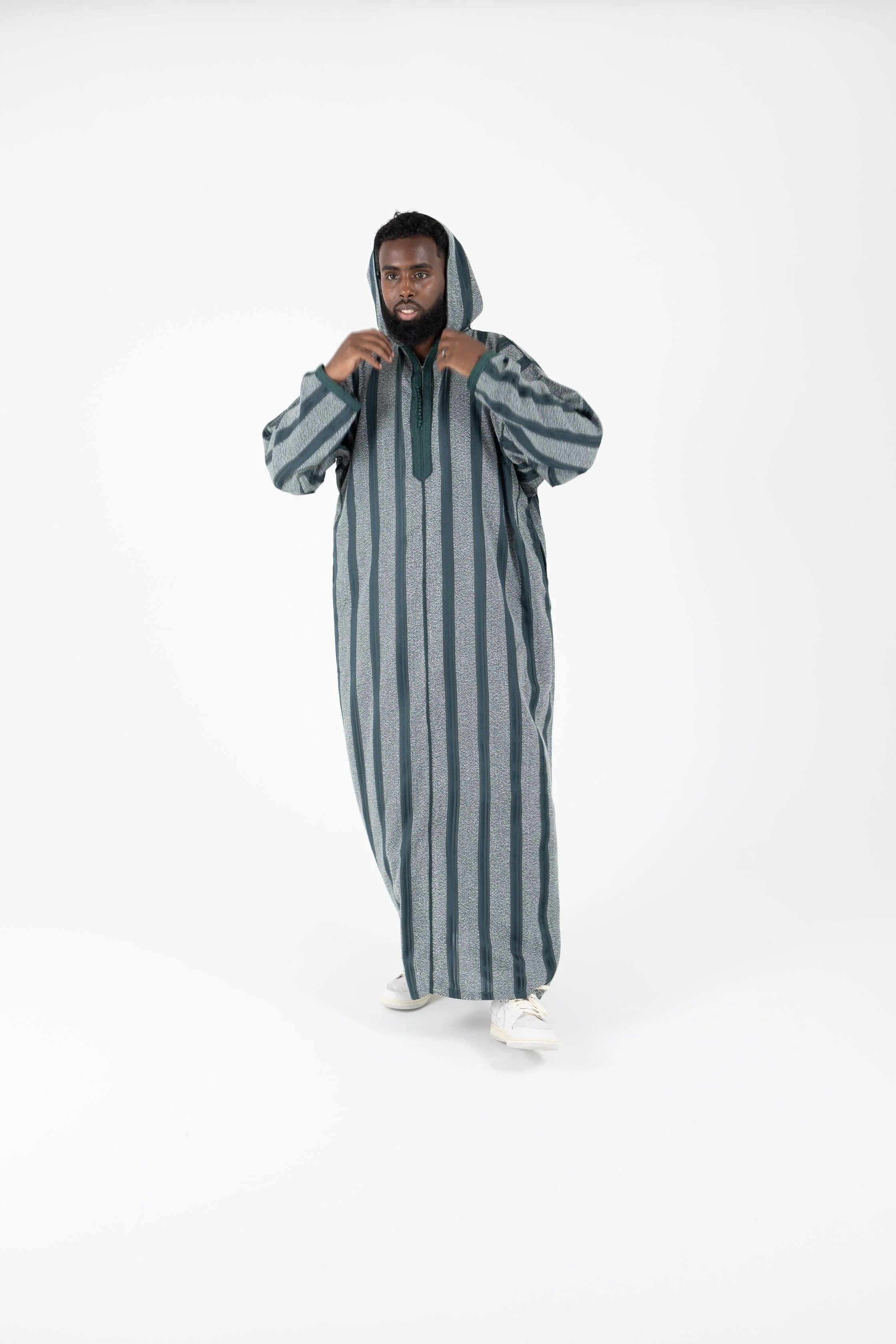 Essential Moroccan Djellaba - Green / 52 - Apparel &amp;