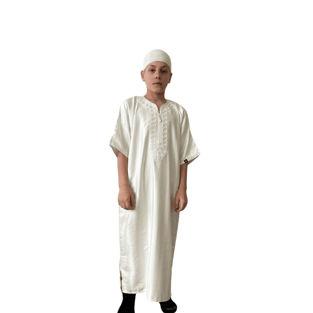 Kids Shiny Moroccan Thobe - Apparel & Accessories Kids