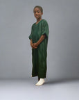 Kids Shiny Moroccan Thobe Collection - Emerald Green / 40 -