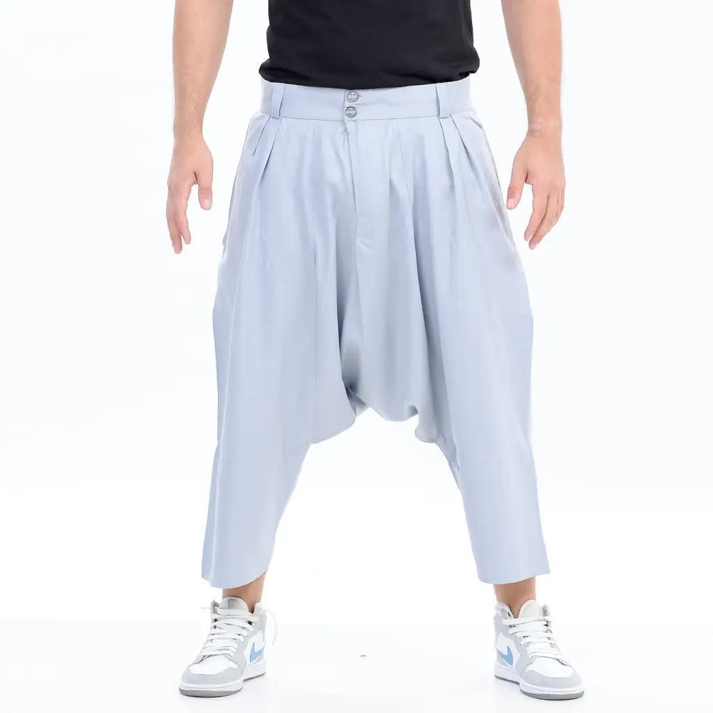 Buy VAN HEUSEN Khaki Mens Loose Fit Textured Trousers | Shoppers Stop