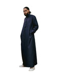 Navy Essential Saudi Thobes - newarabia Apparel & Accessories