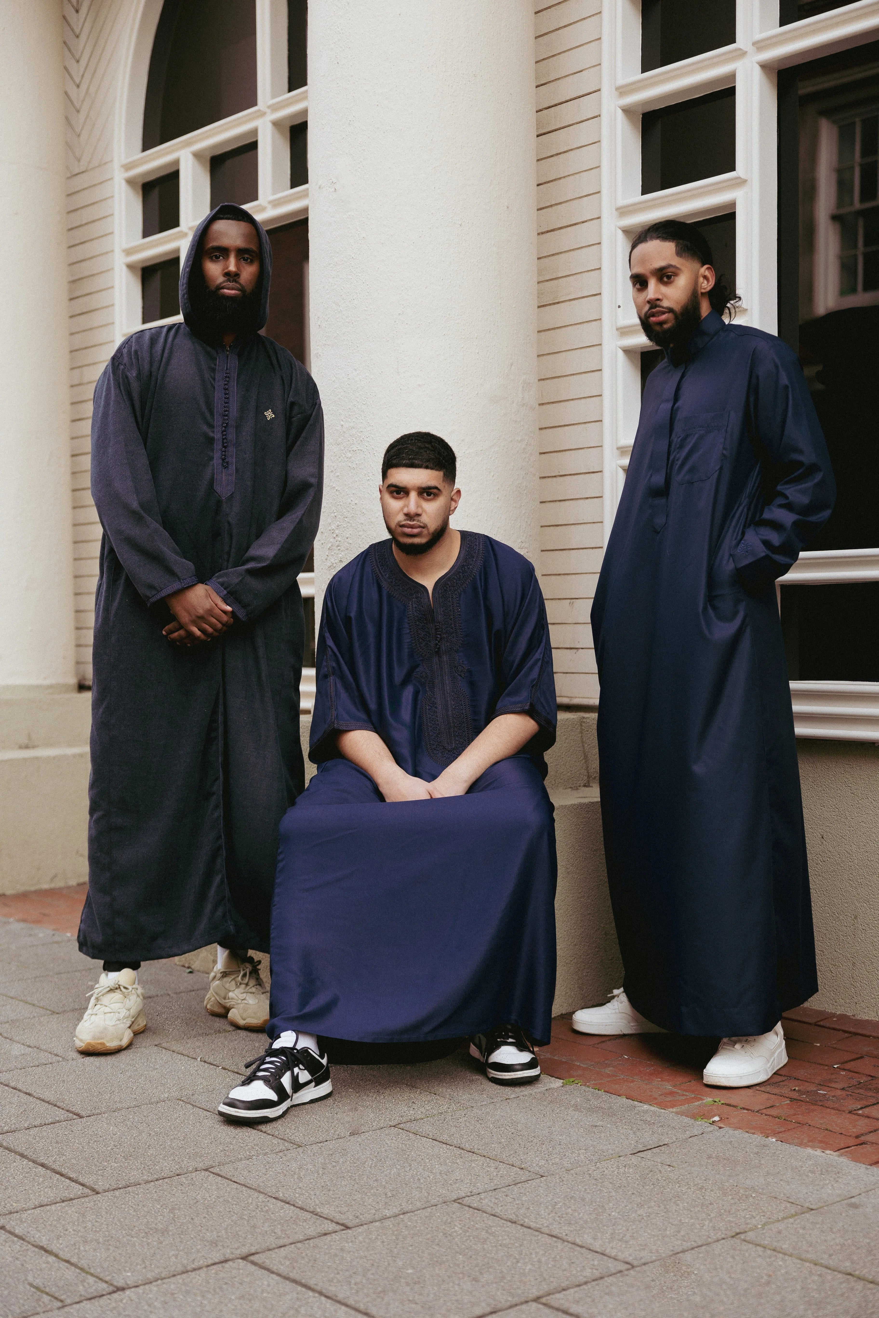 Navy Essential Saudi Thobes - newarabia Apparel &amp; Accessories